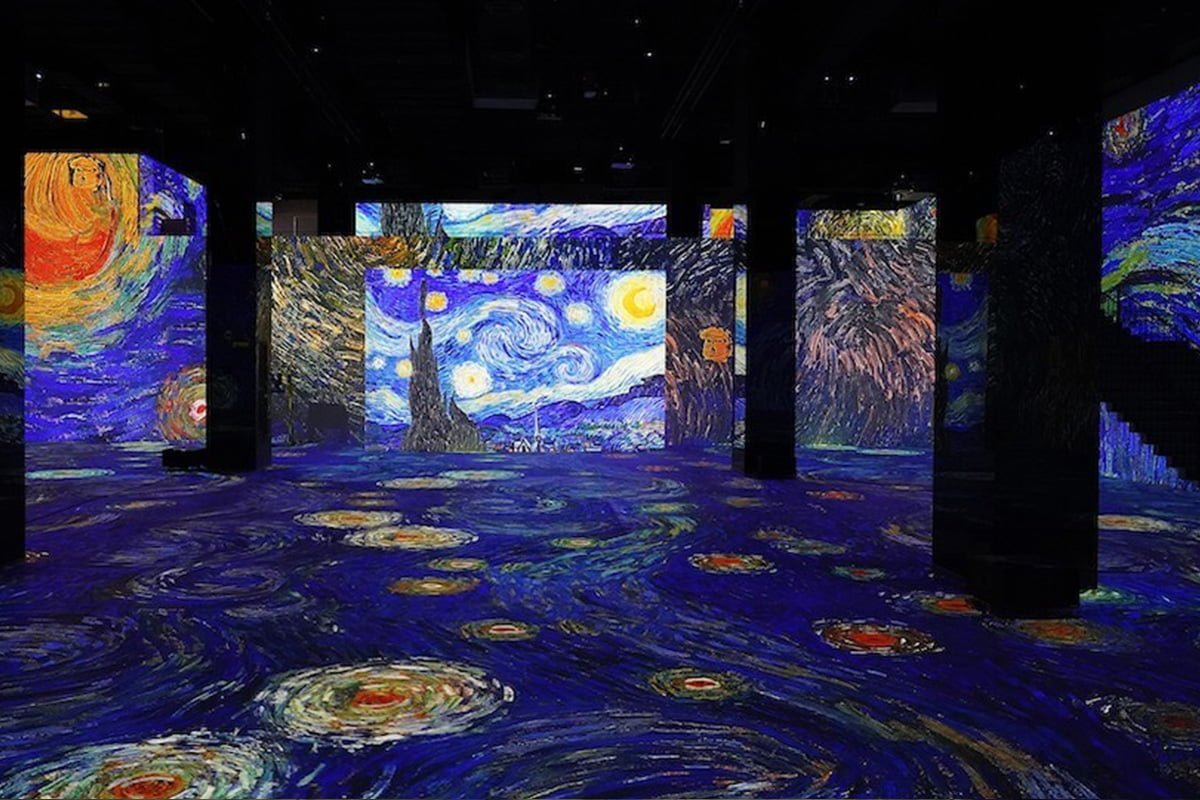 Infinity des Lumières digitale kunst tentoonstelling