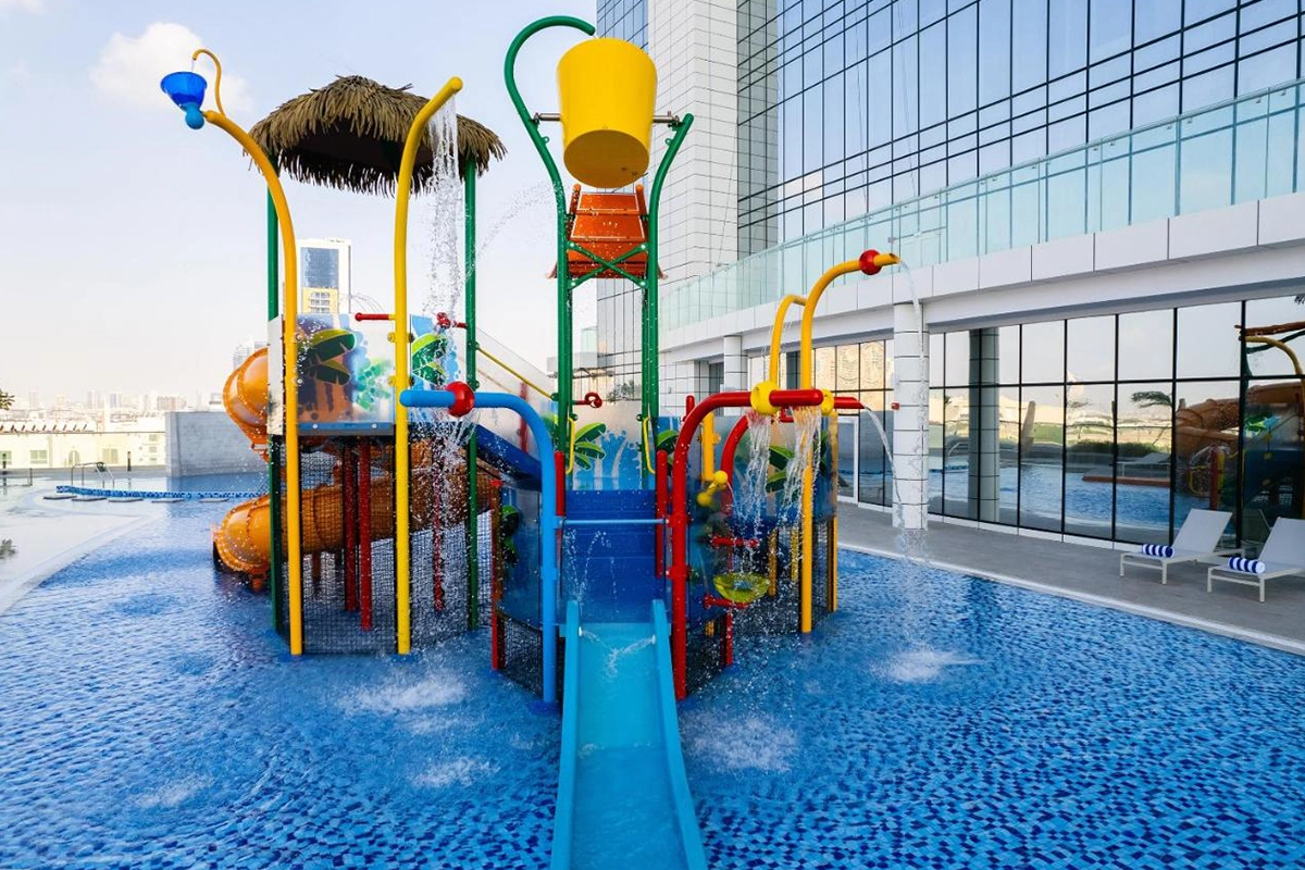 Het Adagio Jumeirah Village hotel in Dubai