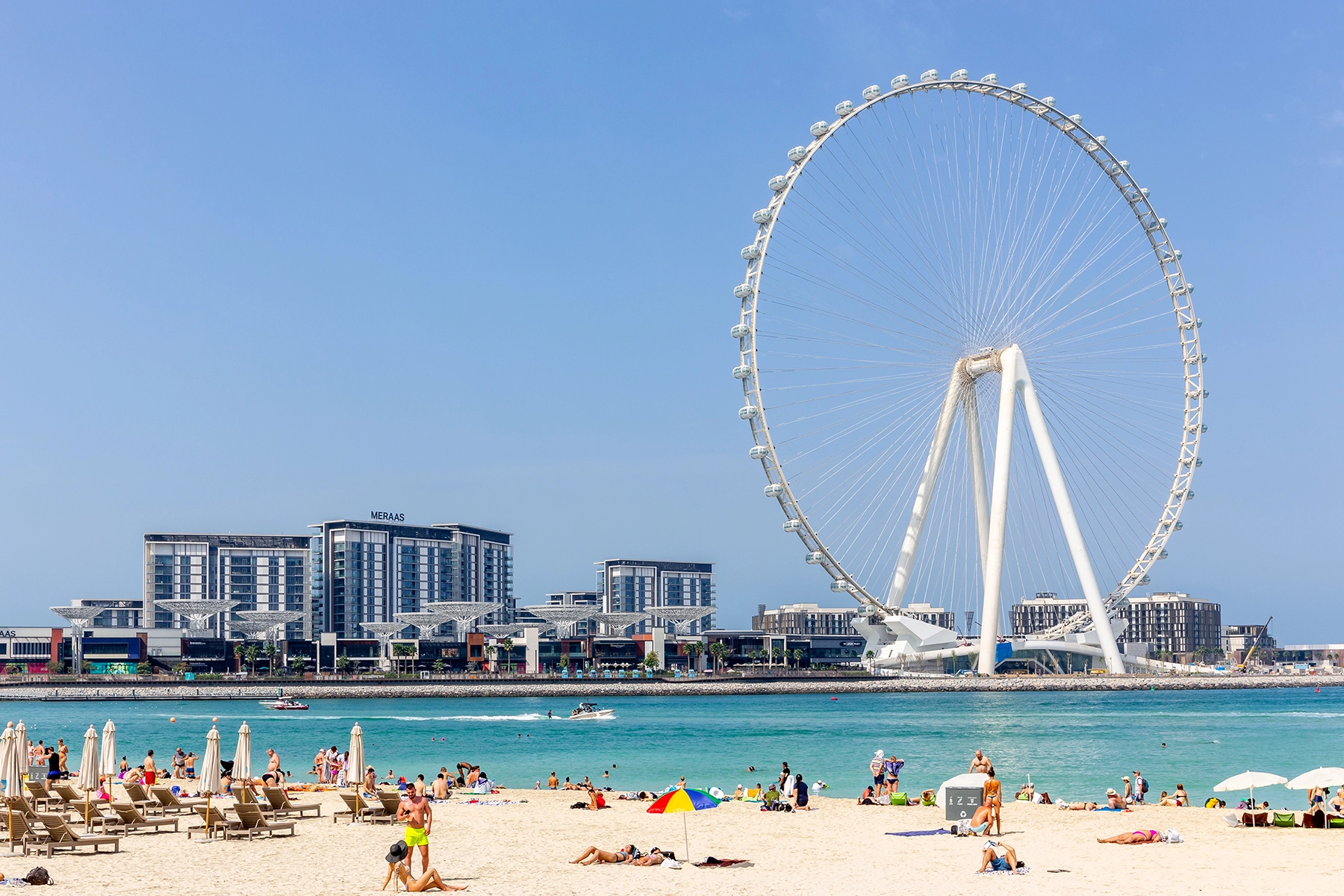 Het Ain Dubai reuzenrad in Dubai