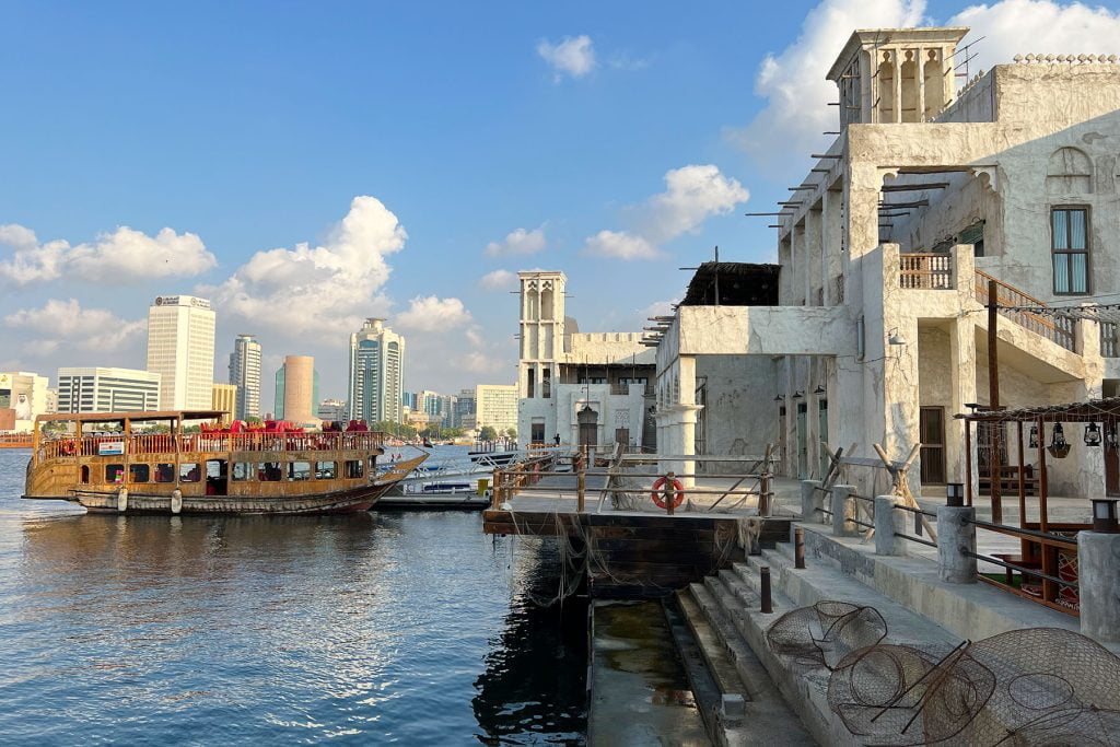 Al Seef in Dubai bij de Dubai Creek