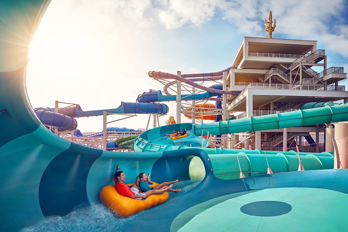 Aquaventure waterpark in Dubai