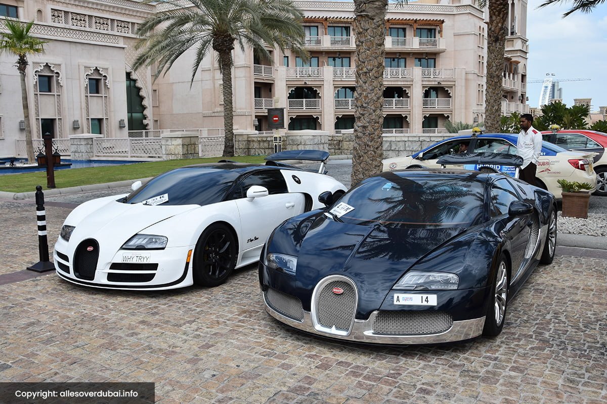 Bugatti's in Dubai