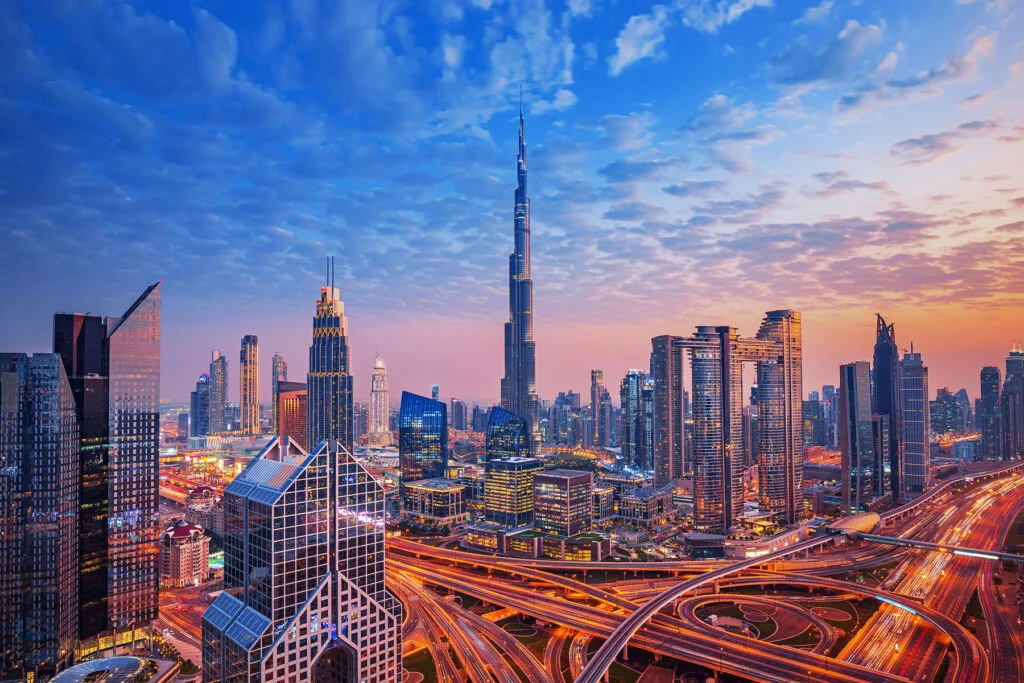 De Burj Khalifa toren in Dubai