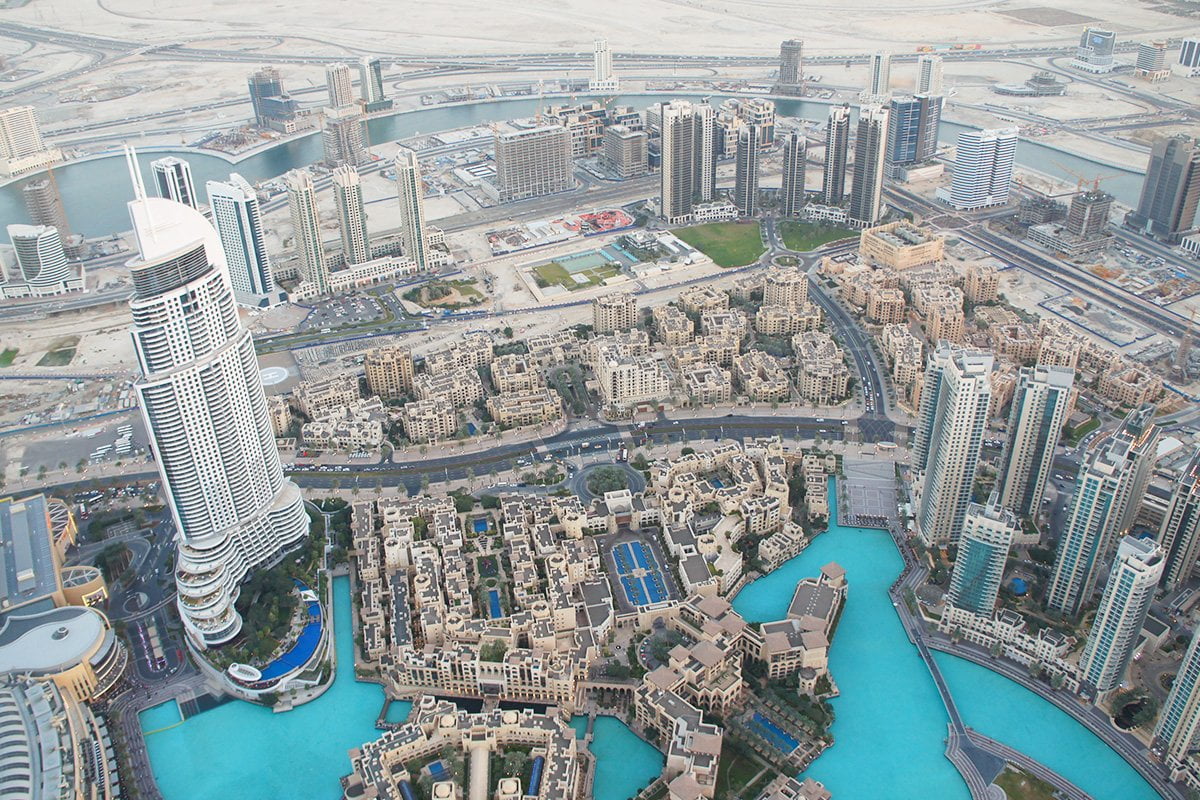 De Burj Khalifa in Dubai