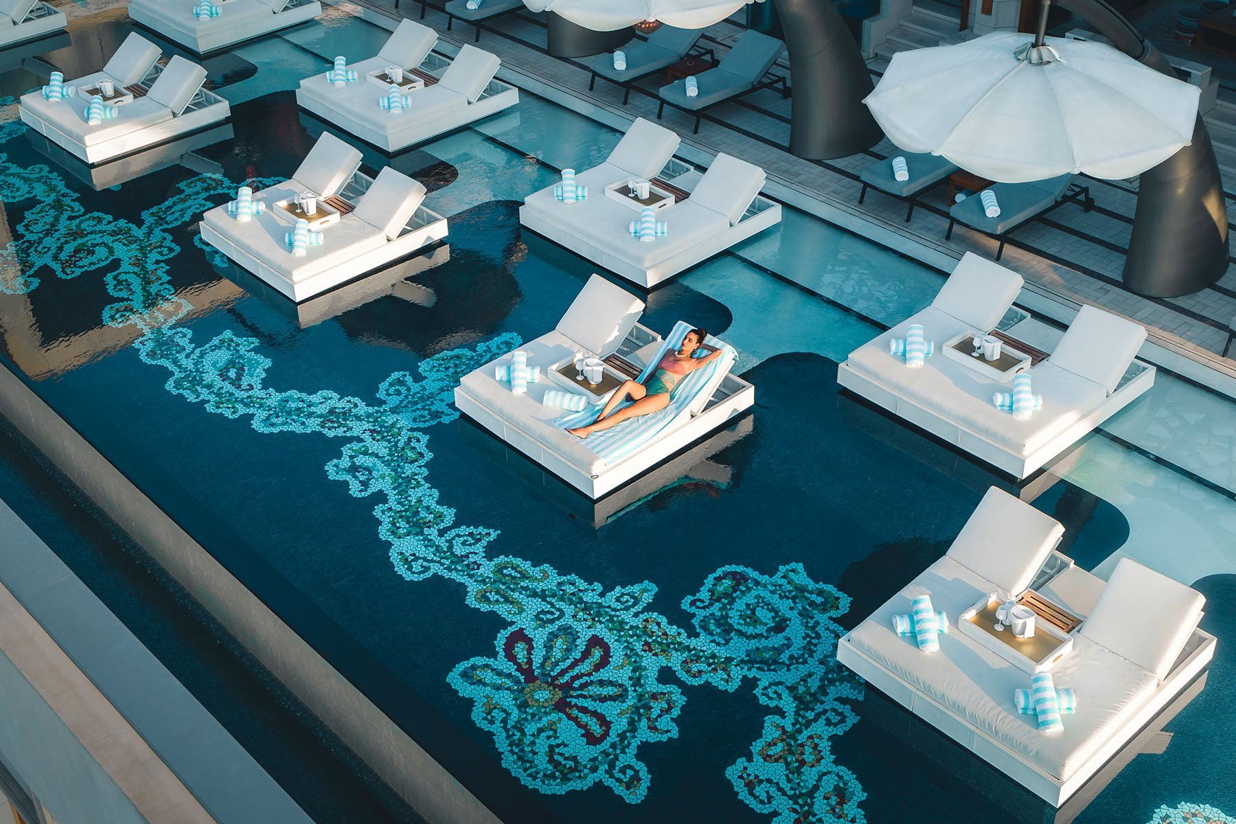 Cloud 22 infinity pool bij het Atlantis the Royal hotel in Dubai