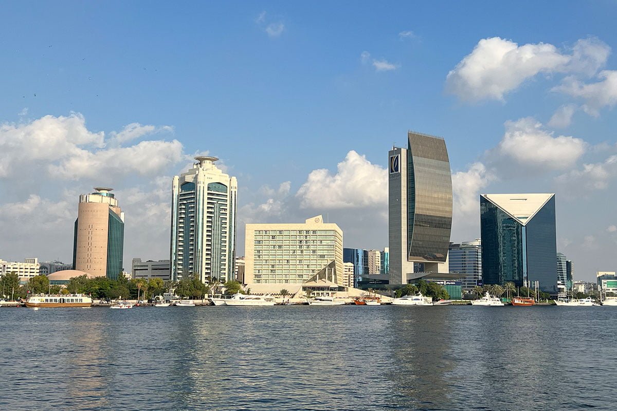 De wijk Deira in Dubai