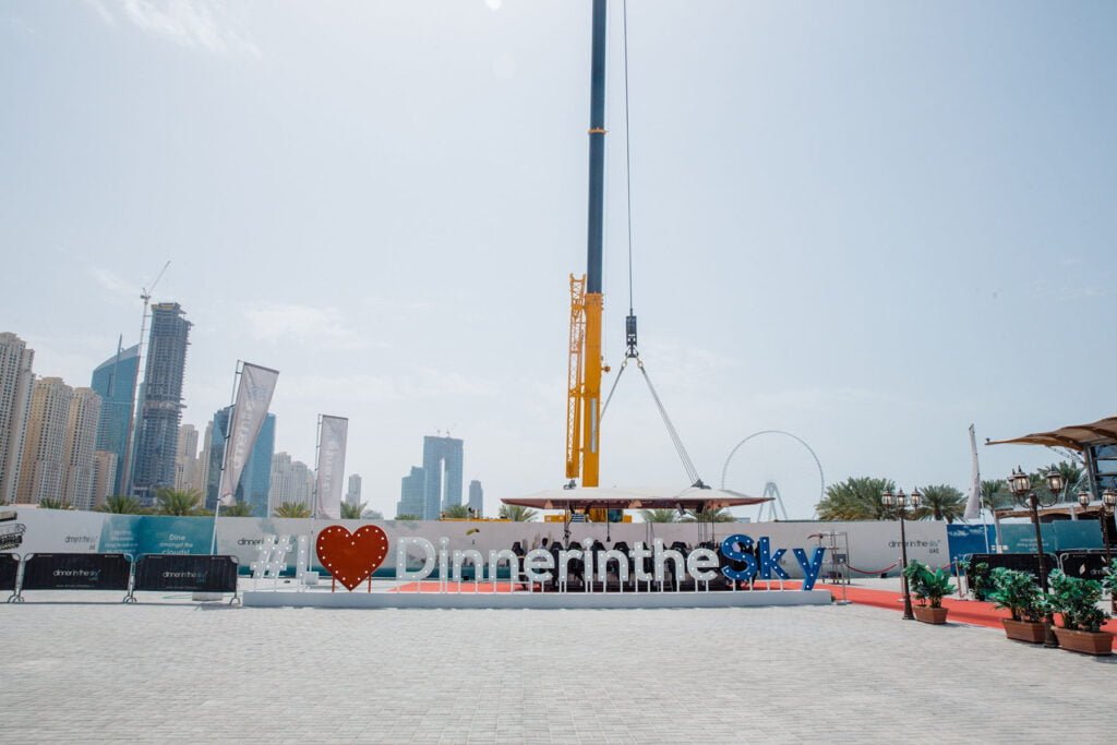 Diner in the Sky in Dubai