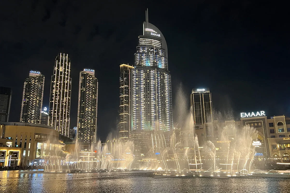 Doen in Dubai: de Dubai Fountain