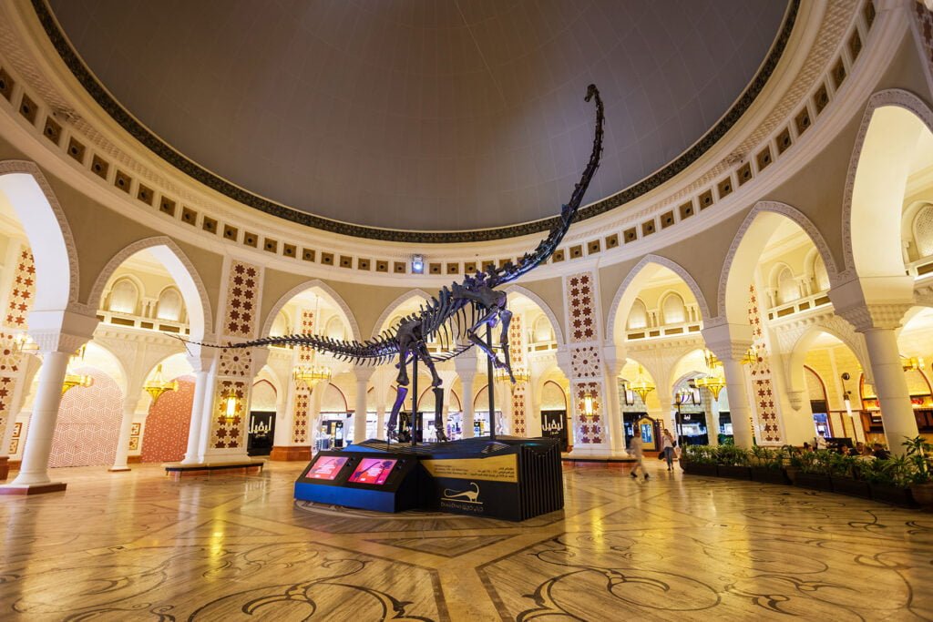 Dubai Dino in de Dubai Mall