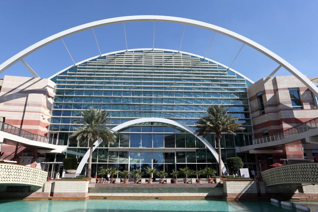 Het Dubai Festival City winkelcentrum in Dubai