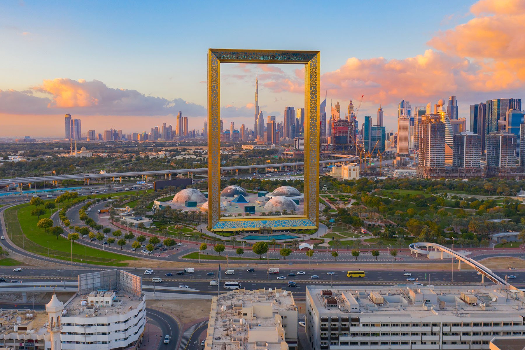 De Dubai Frame in Dubai