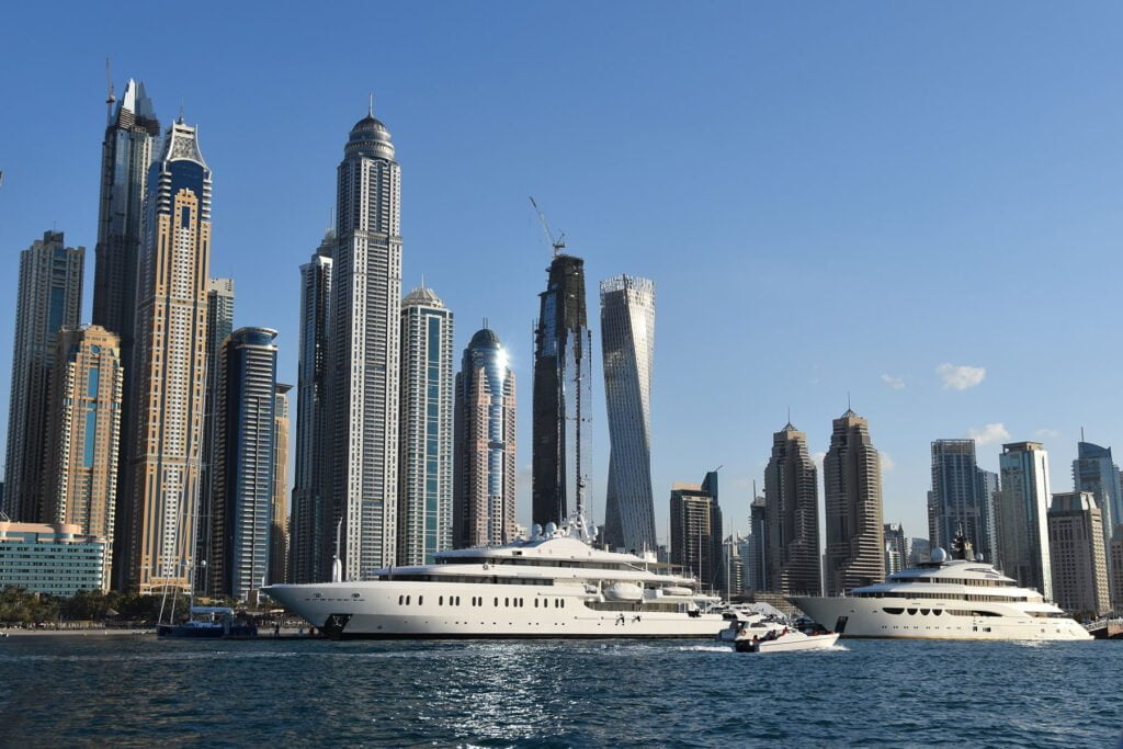 De Dubai Marina in Dubai