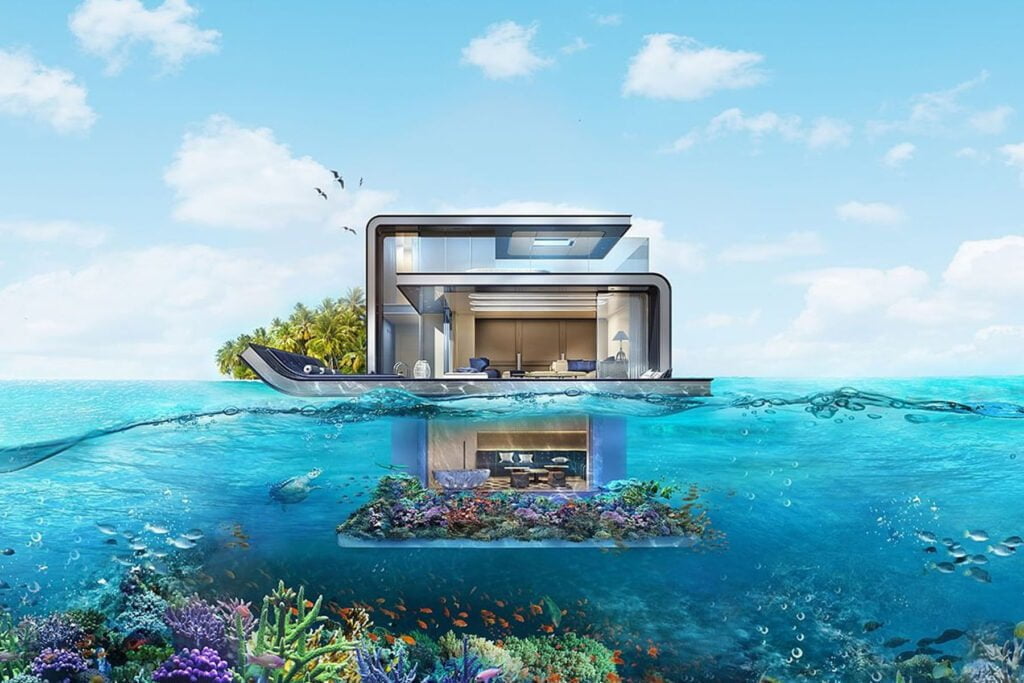 Floating Seahorse project in Dubai