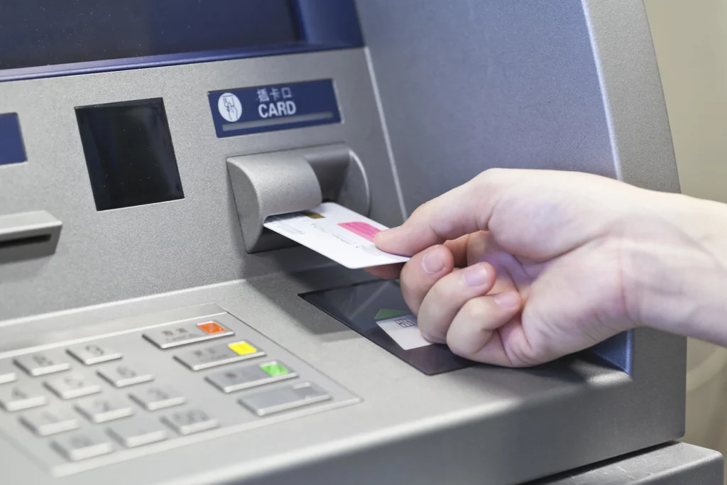 Geld pinnen