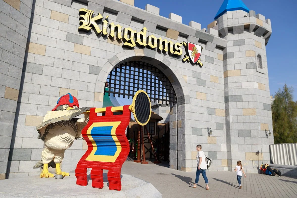 Het Legoland pretpark in Dubai