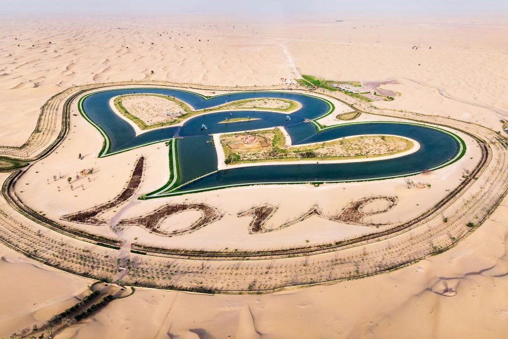 Love Lake in Dubai