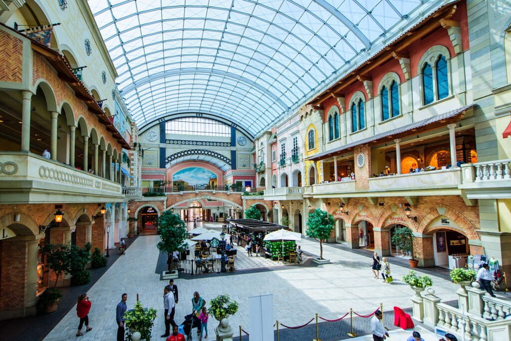 Het Mercato winkelcentrum in Dubai