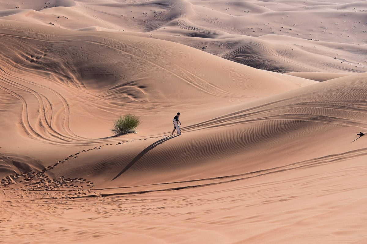 Ochtensafari woestijn Dubai