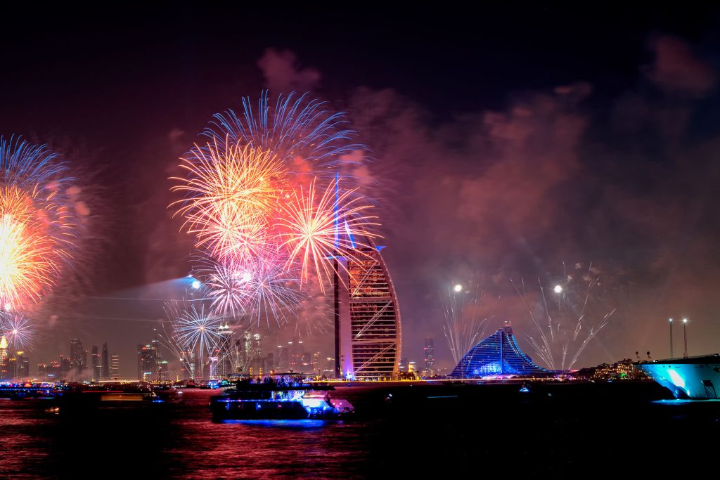 Oud en nieuw in Dubai