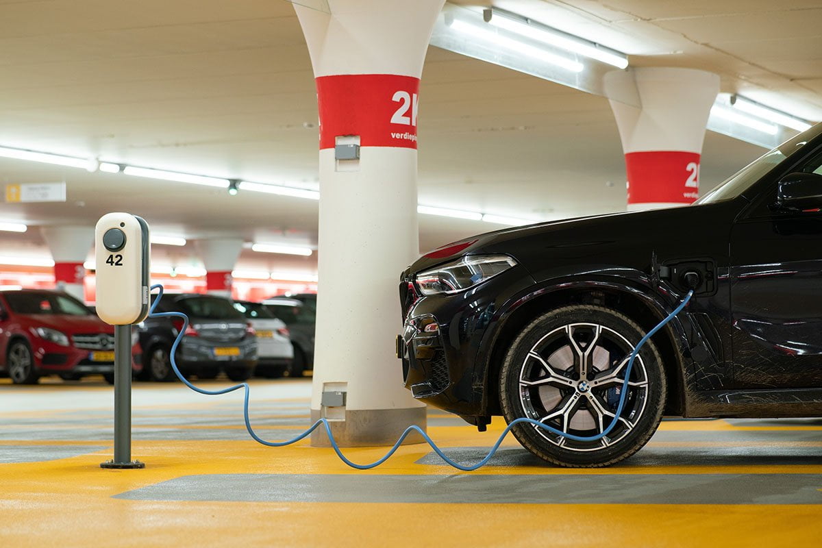 Parkeren op het vliegveld