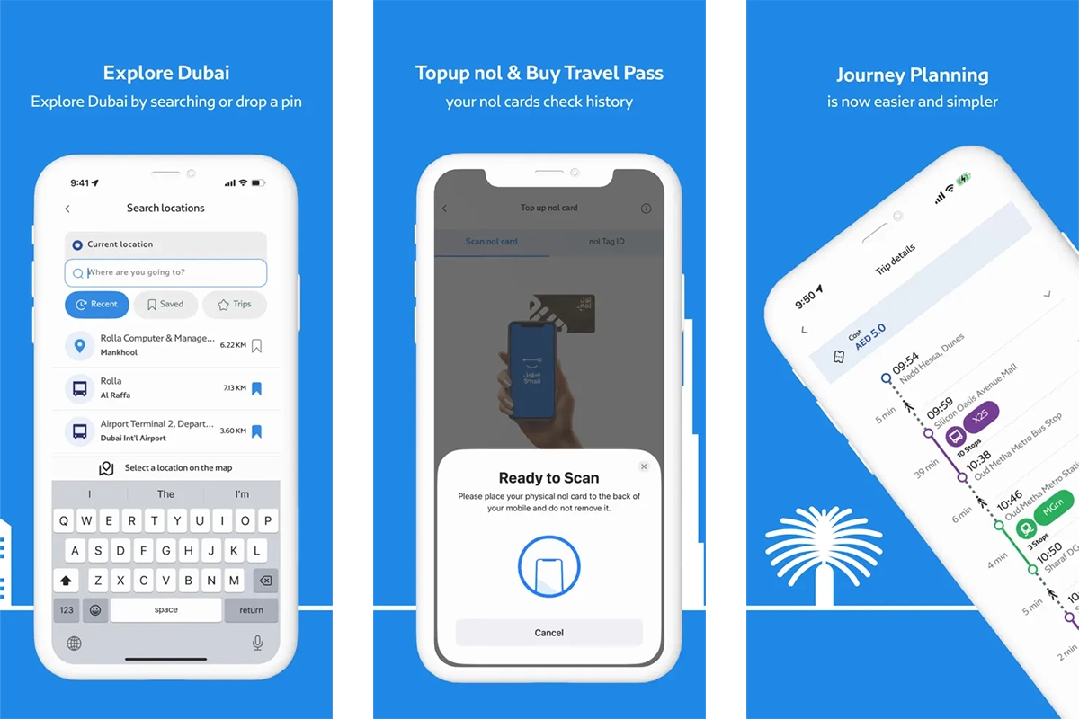 De S'hail app in Dubai