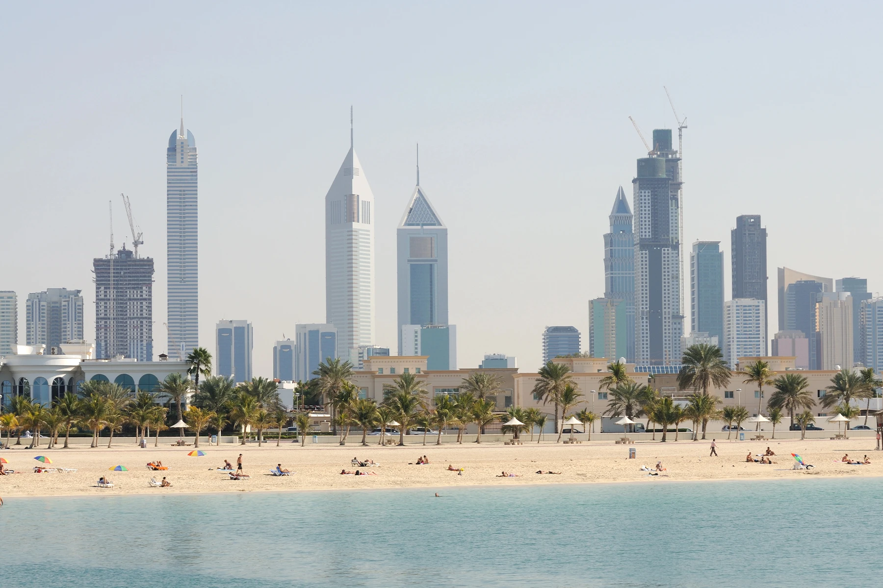 Stranden in Dubai