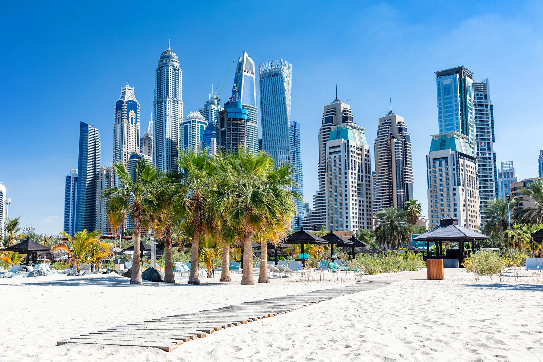 Stranden in Dubai
