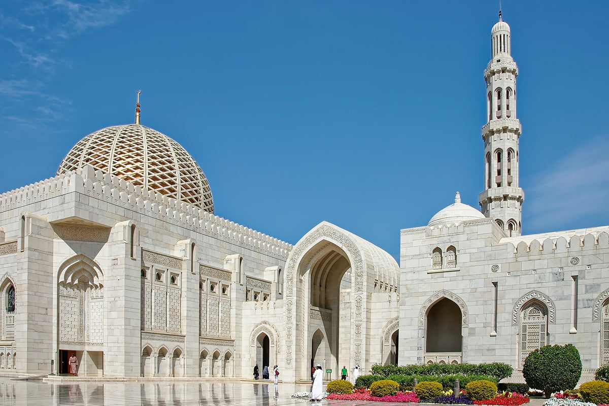 Sultan qaboos grand mosque in Oman