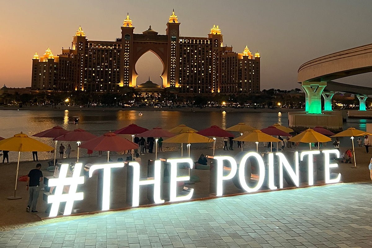 The Pointe Mall in Dubai