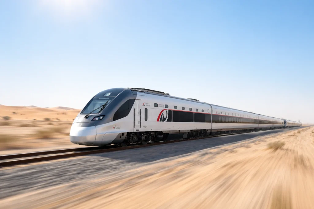Etihad Rail: Trein Dubai naar Abu Dhabi
