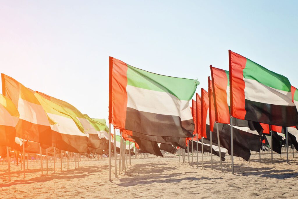UAE National Day feestdag in Dubai