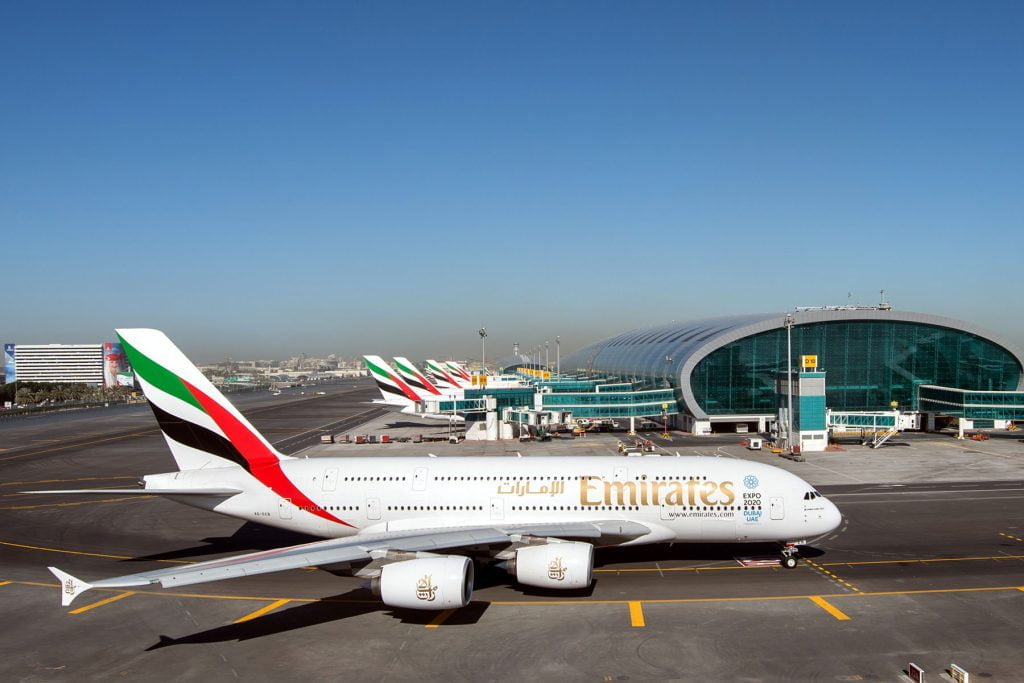 Vliegen met de Emirates A380 naar Dubai