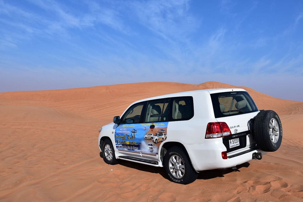 Woestijnsafari in Dubai